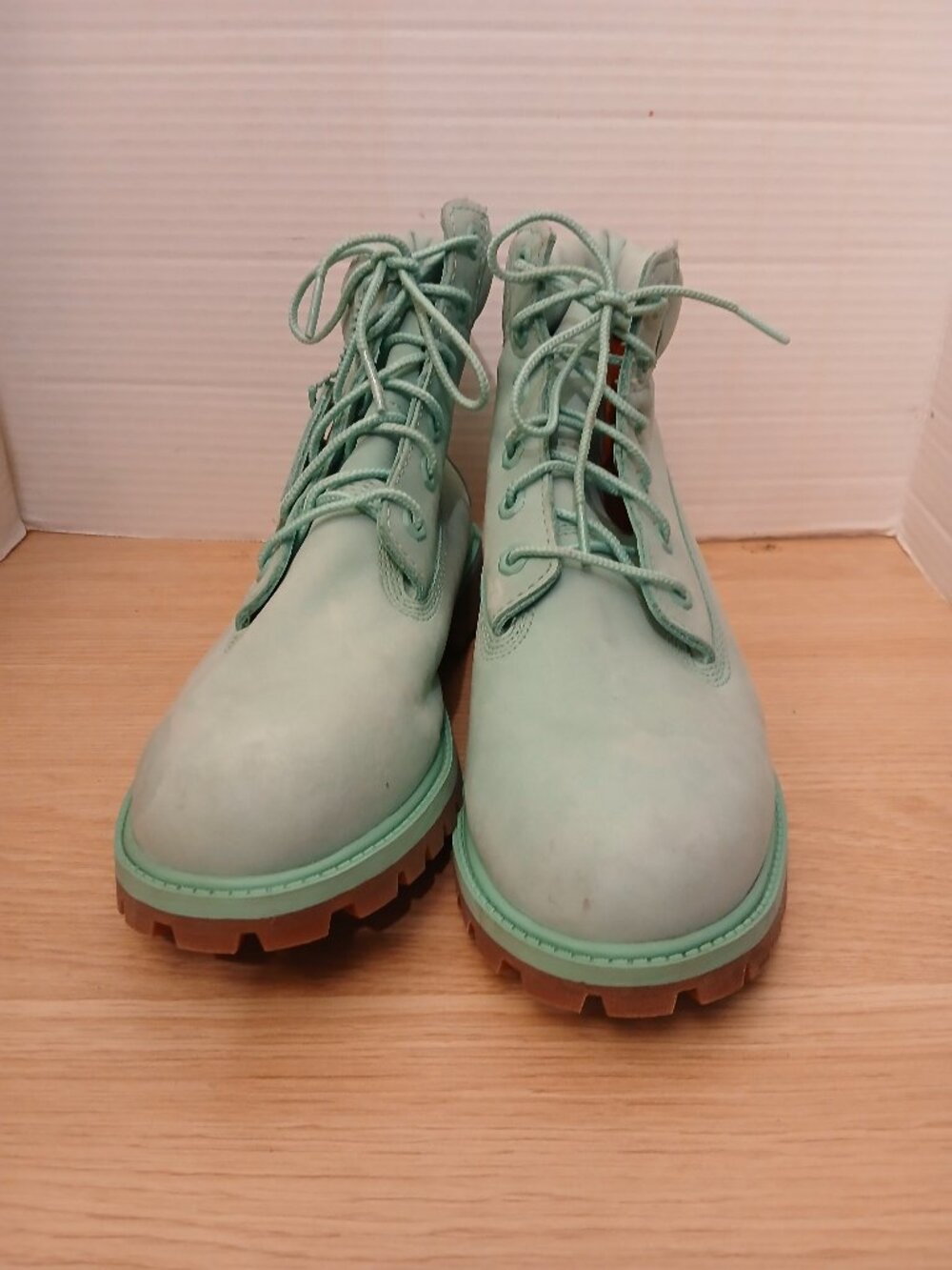 Timberland Women's 6 Boots 50th Anniversary Primasoft Teal Light Green